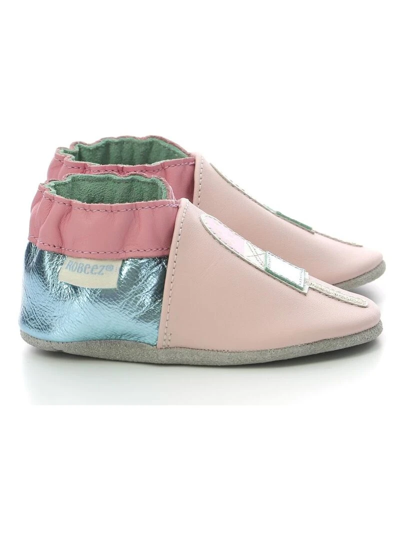 Chaussons Cuir Multico Ice Rose