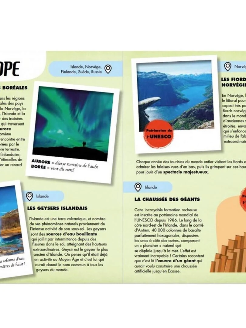 Puzzle & Livre   Voyage  découvre  explore  Les merveilles de la nature   N/A