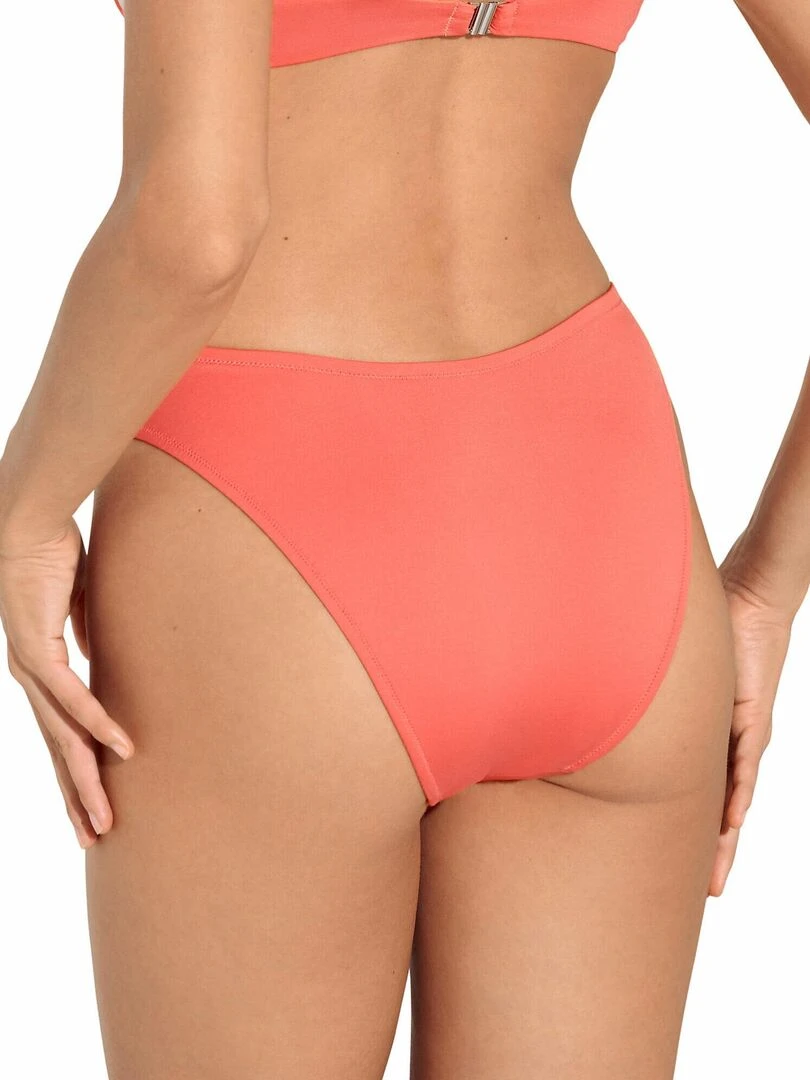 Bas maillot slip de bain bikini échancré taille basse Iceland Orange