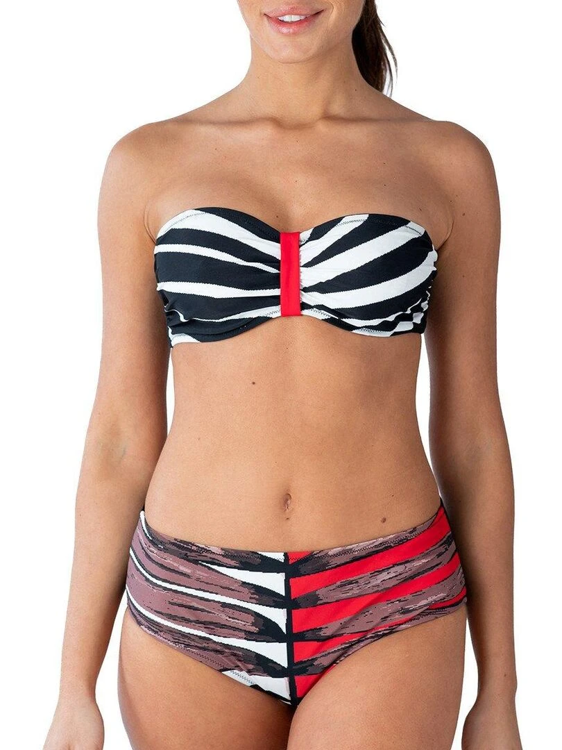 Culotte de bain taille haute Zaragosa Noir