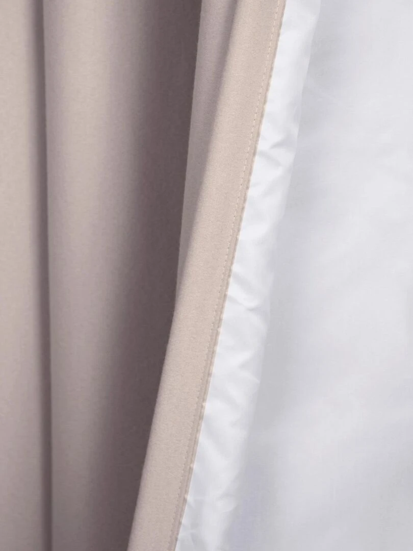 Rideau Aspect Flanelle Obscurcissant MOONDREAM Beige
