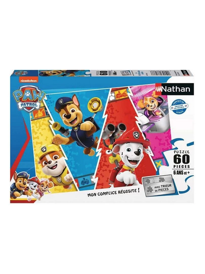 Puzzle 60 Pat Patrouille colorée N/A