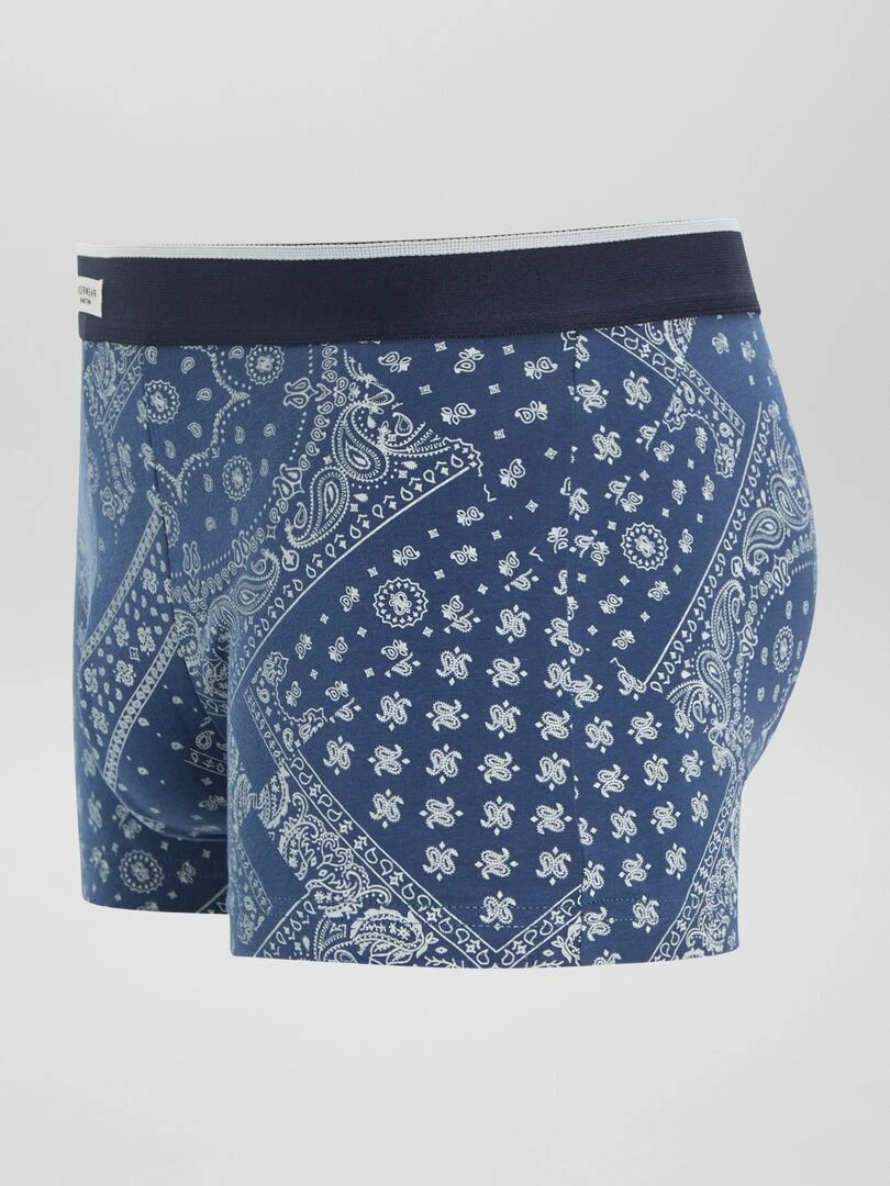 Lot 3 boxers stretch   Bleu/rose