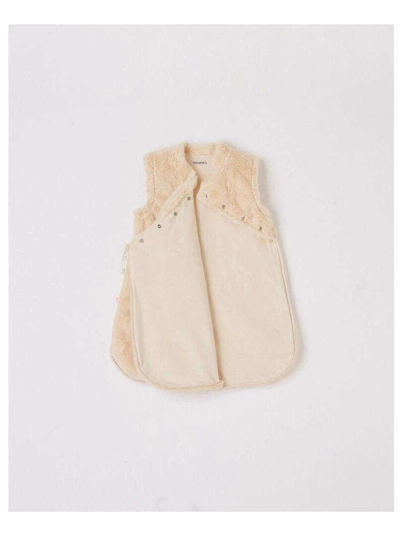 Gigoteuse 50 cm longs poils    Blanc