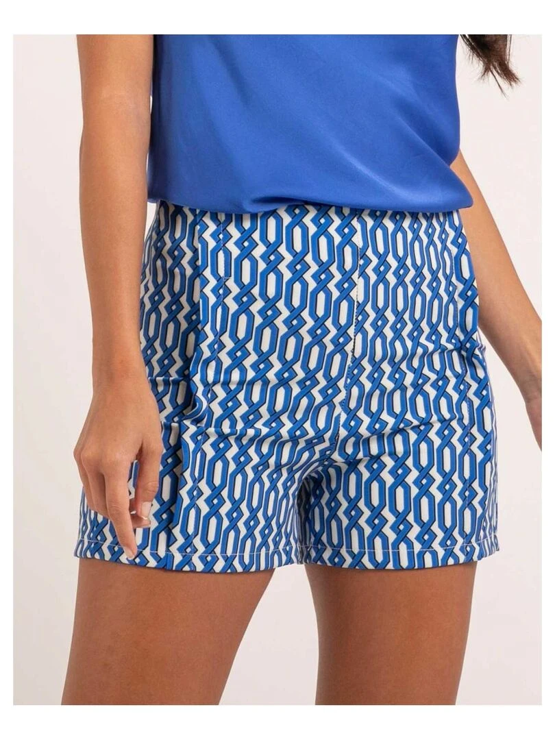 Short motifs XOUTY Bleu