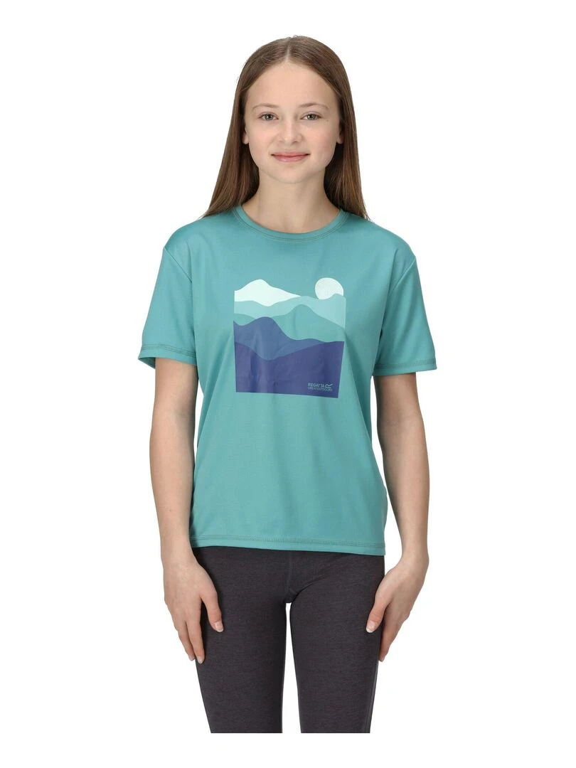 Regatta   T shirt ALVARADO   Bleu azur