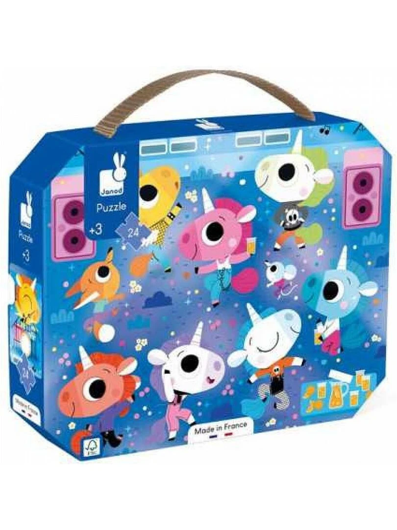 puzzle le concert rock des licornes 24 pieces N/A