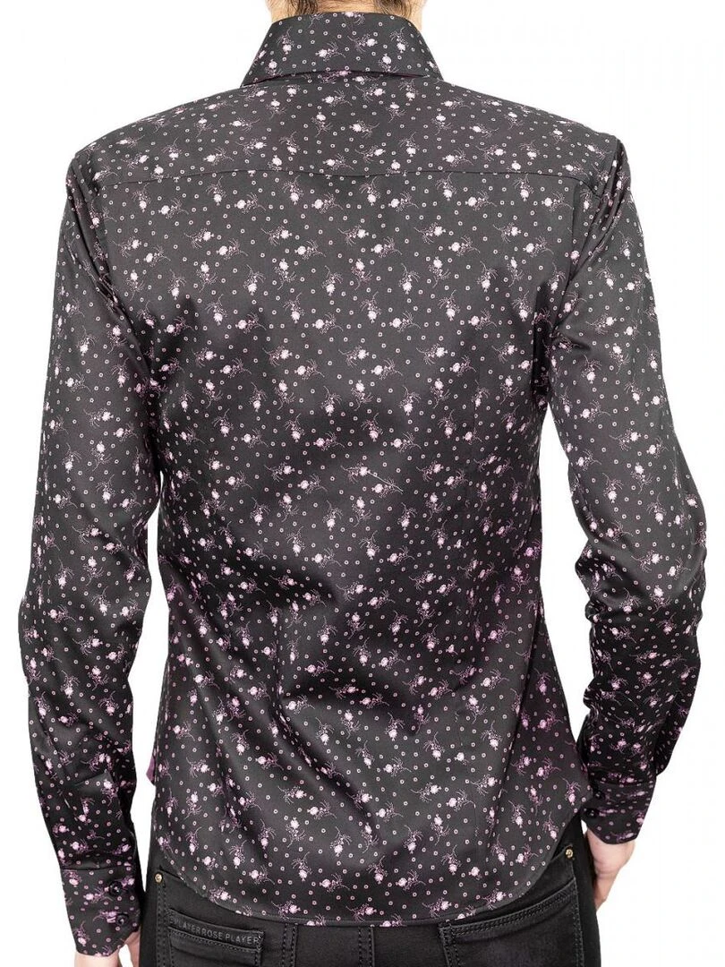 Chemise double col WILMA   Noir