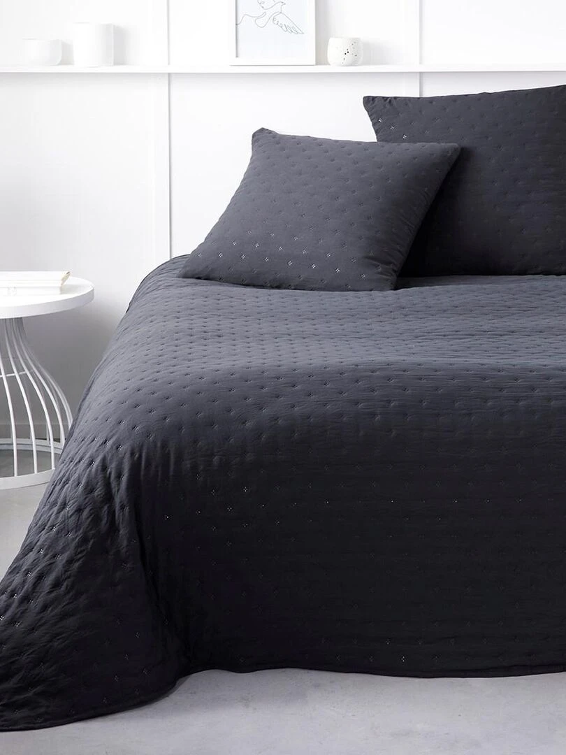 Couvre lit boutis  'ESSENTIAL' 'TODAY'   Gris