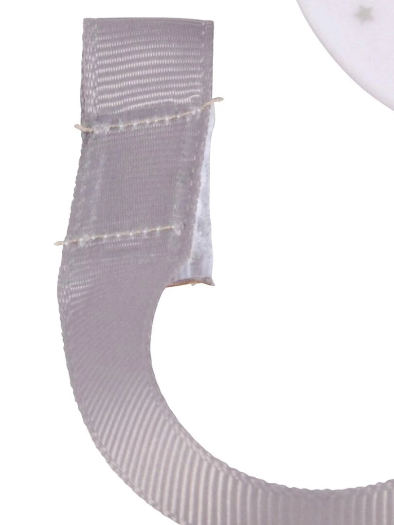 Attache sucette nuage avec fixation par clip   Blanc cassé