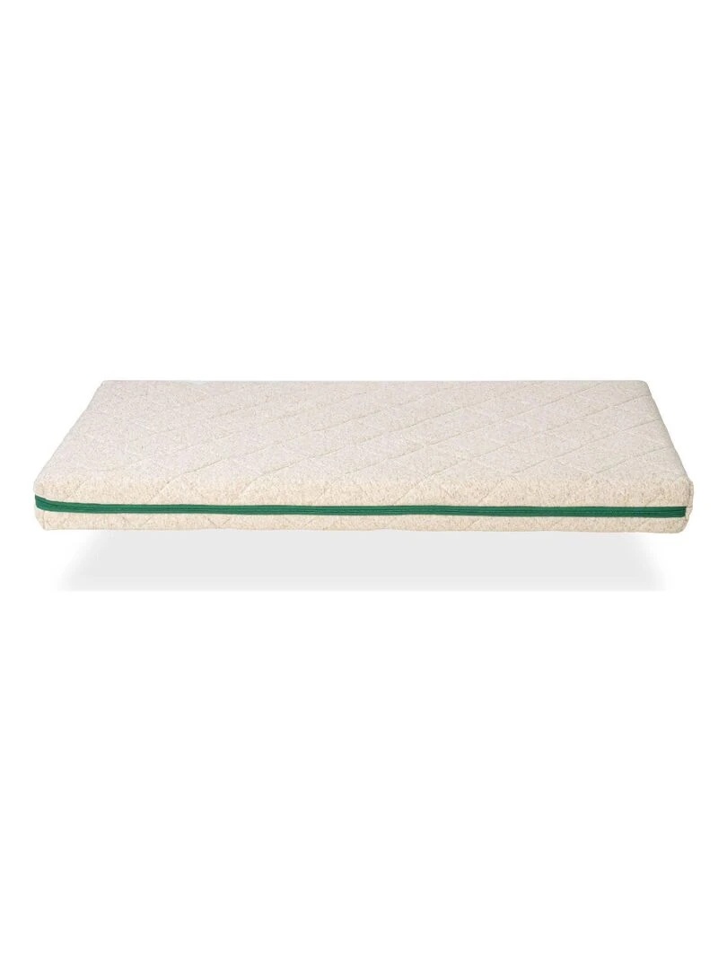 Matelas bebe EKO STAR Epaisseur 11 CM Noyau en mousse et Coco Naturel Marron clair