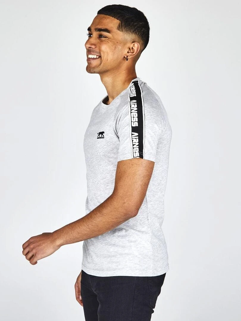 TEE SHIRT NERVE Airness   Gris