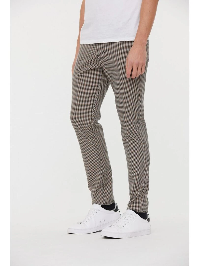 Lee Cooper Pantalon polyester chino slim NEILS Beige argile