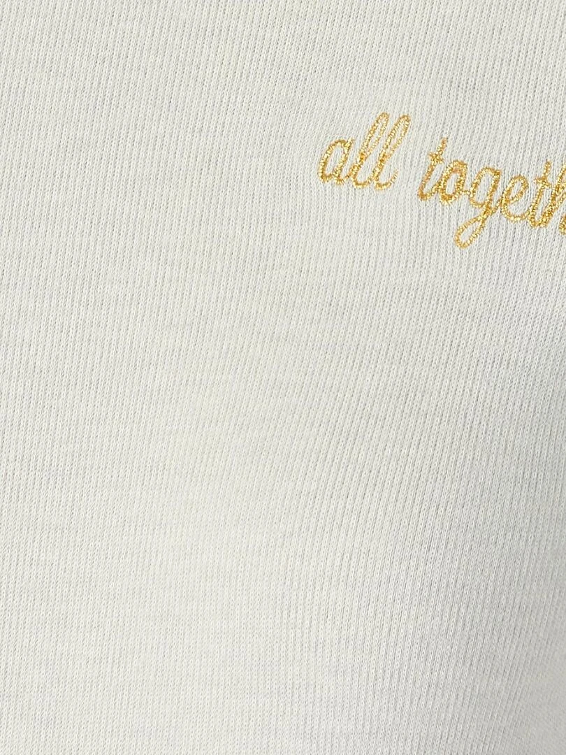 Sweat shirt femme molleton gratté Thermolactyl Sensitive   Damart   Gris chiné