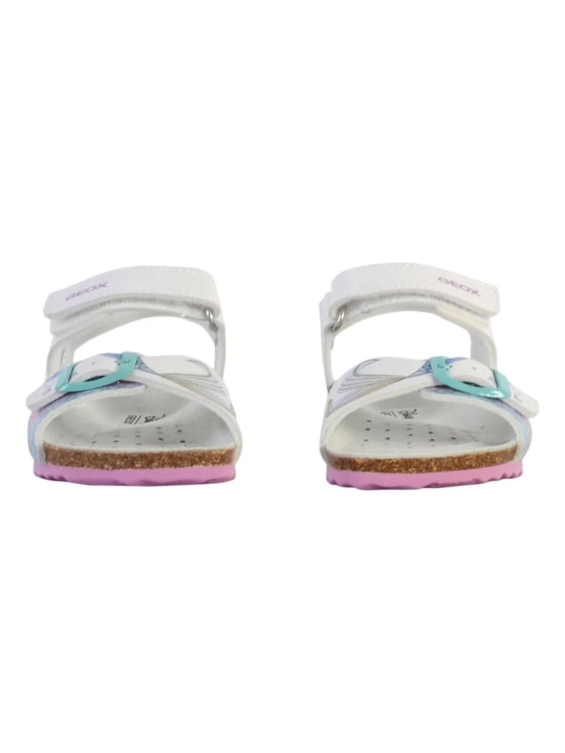 Sandales à Scratch Enfant Geox Adriel   Blanc