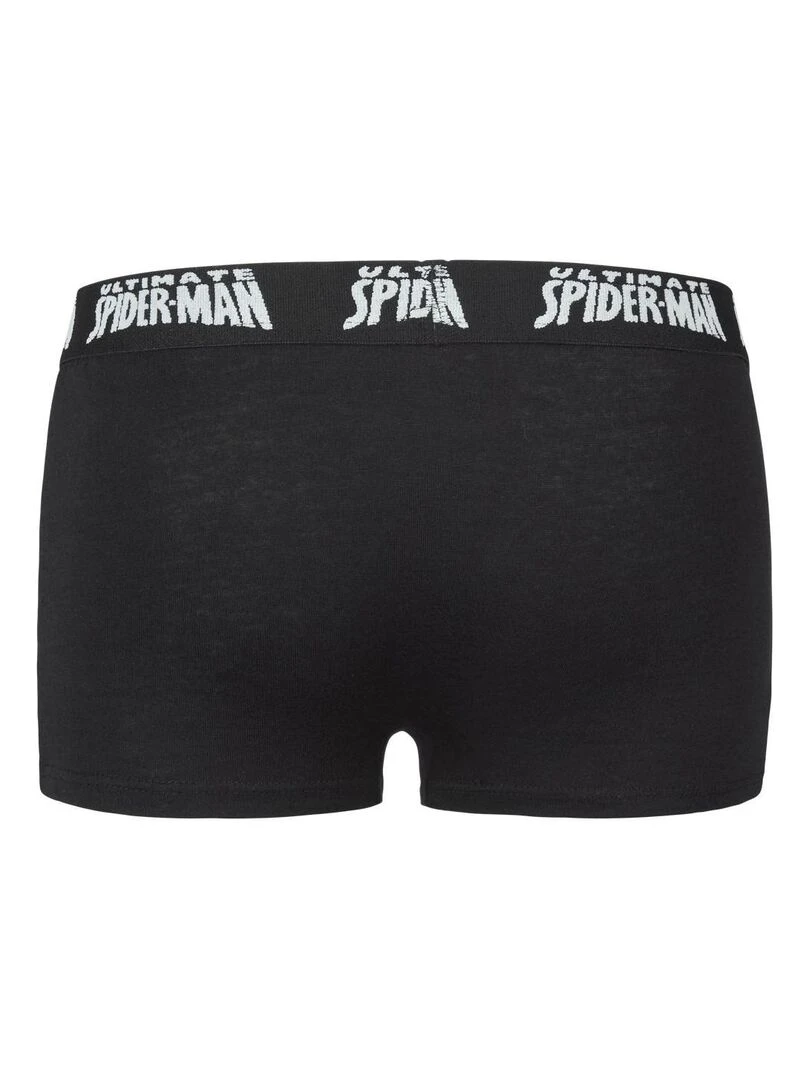 Lot de 5 Boxers garçon petite taille Spiderman Ultimate Spiderman   Noir