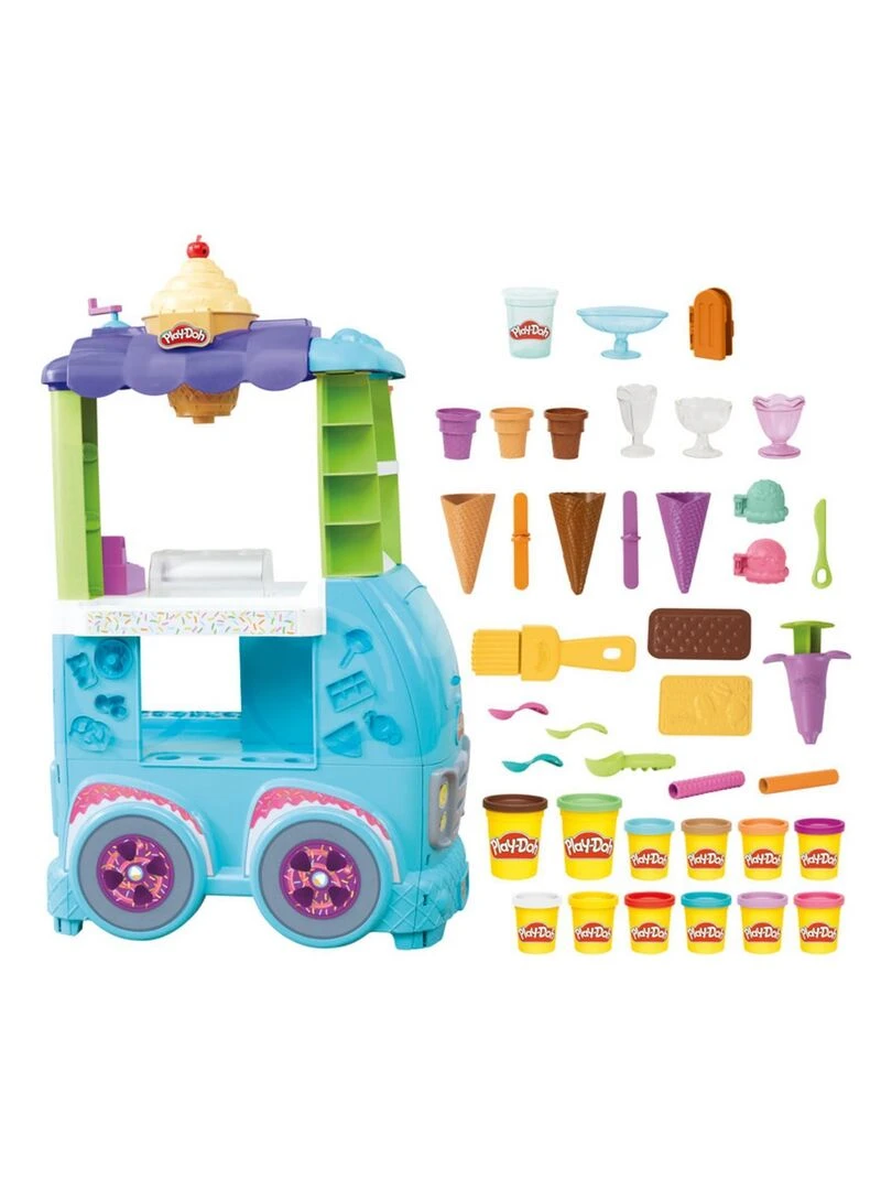 Coffret pâte à modeler : Camion de glace géant Kitchen Créations   N/A