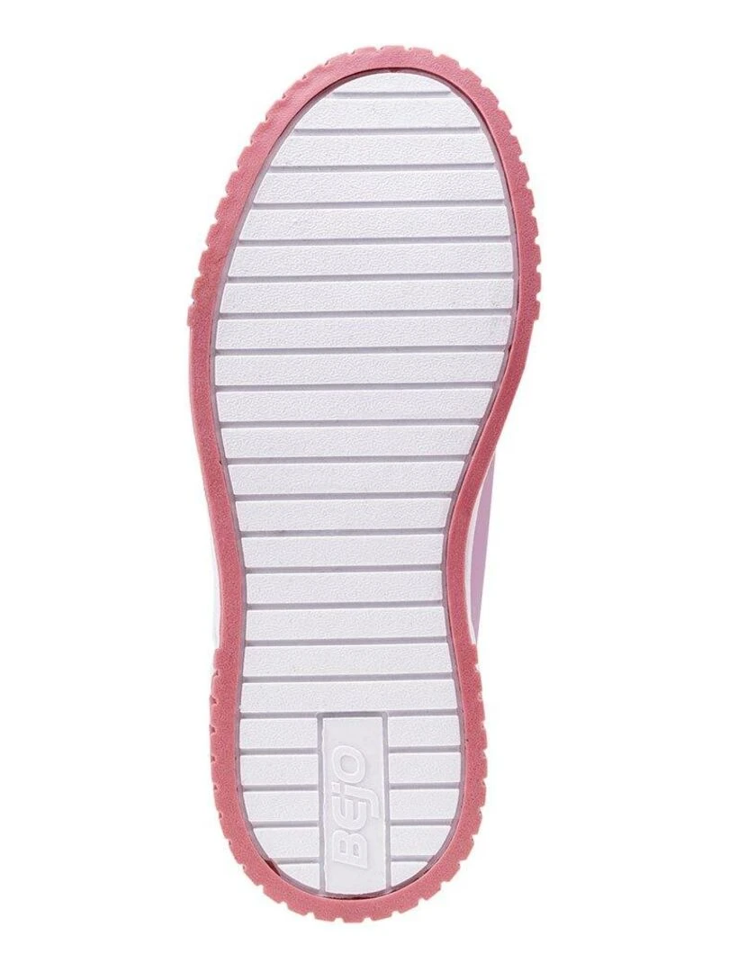 Bejo   Baskets BATES   Rose clair