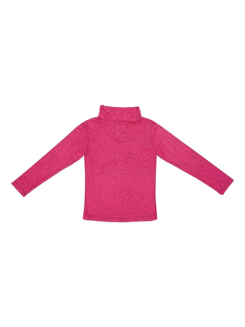 Ensemble   Pull col roulé  & jupe plissée tartan    'LA FAUTE A VOLTAIRE'   Gris Rose