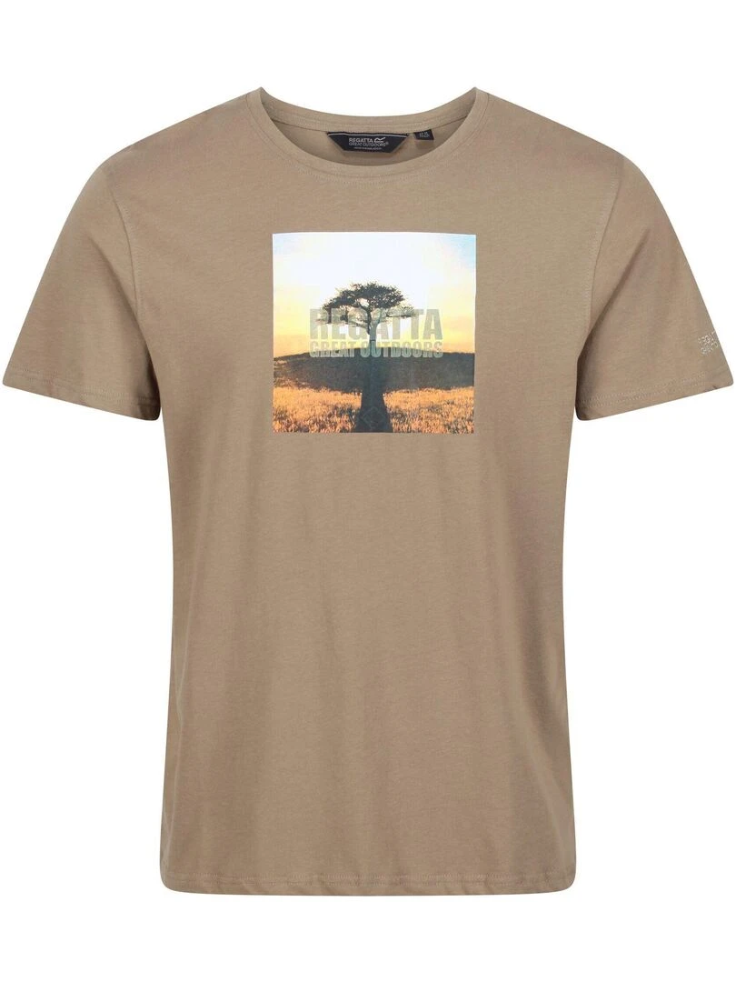 Regatta T shirt CLINE Beige foncé