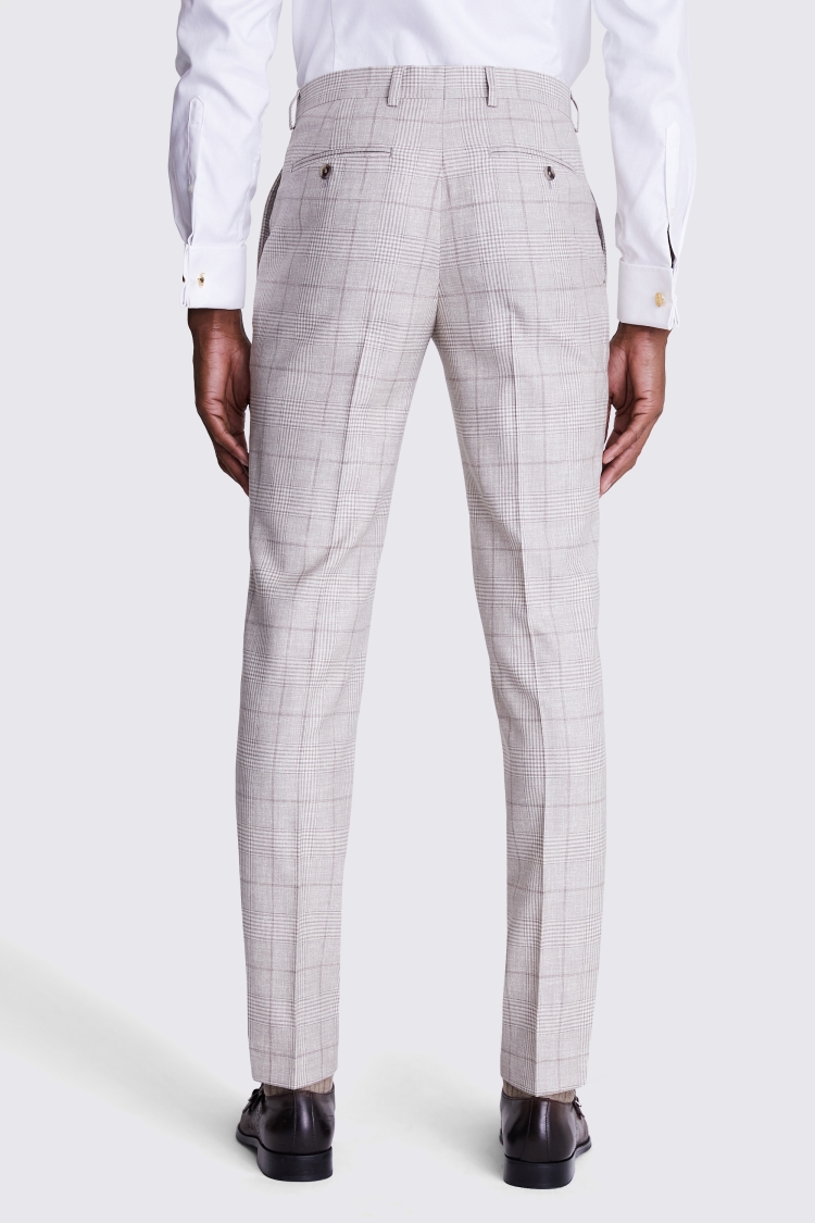 Regular Fit Green Puppytooth Trousers   Buy Online at Moss