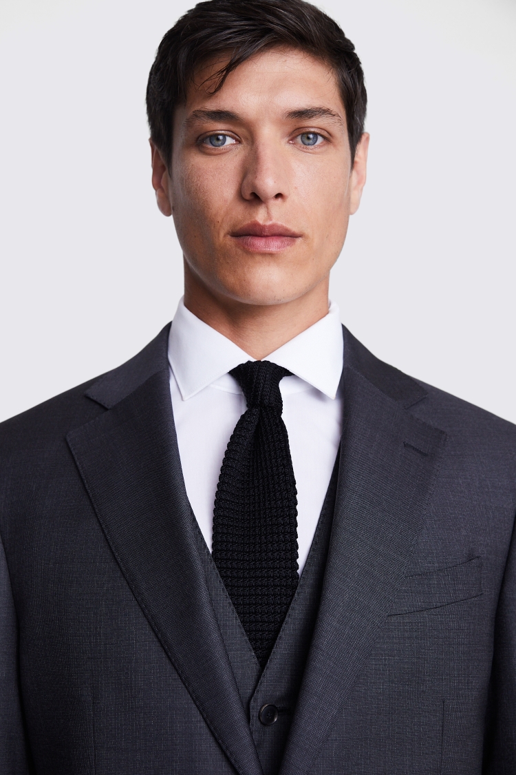 Italian Tailored Fit Charcoal Jacket   Buy Online at Moss