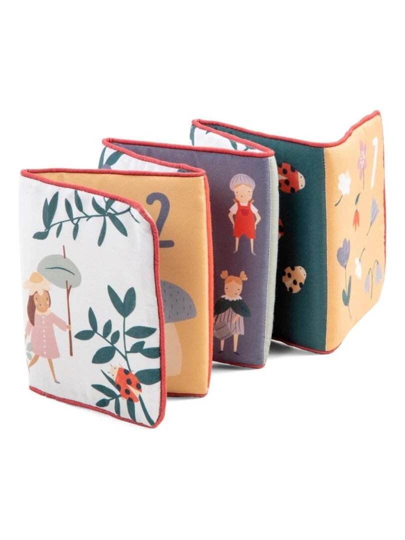 Livre d'activités en tissu Pixie Land Sebra Bleu