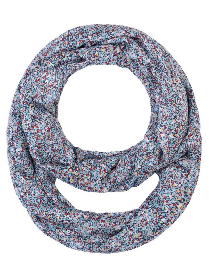 Snood léger Maeva Bleu