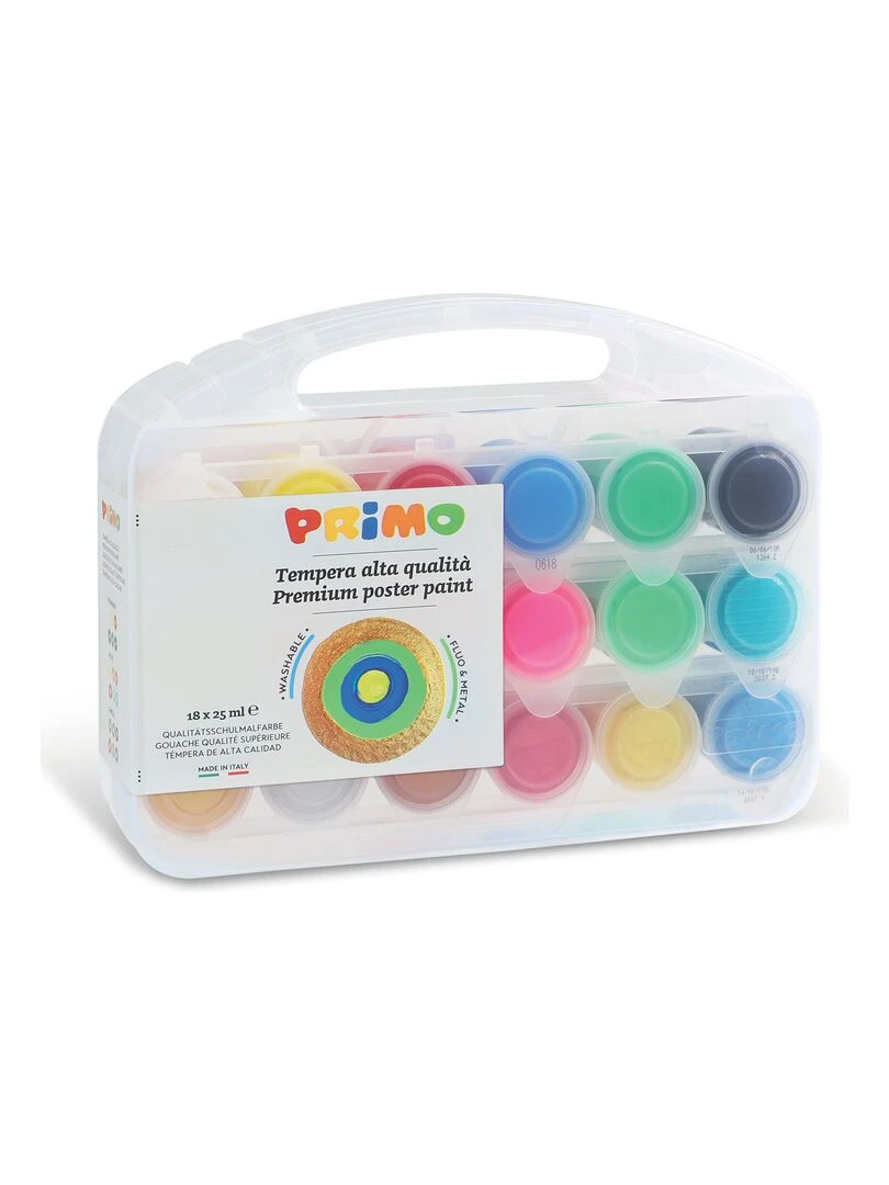 Mallette 18 pots de gouache 25 ml N/A