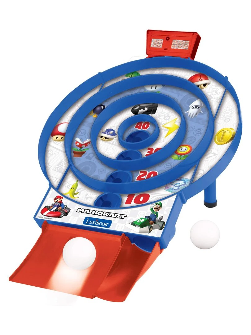 Target Shoot Mario Kart Jeu D’adresse Électronique Avec Écran Lcd Et 2 Balles N/A