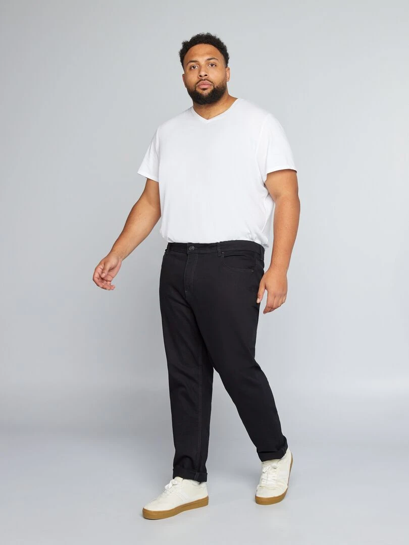 Jean slim à 5 poches L30 Noir