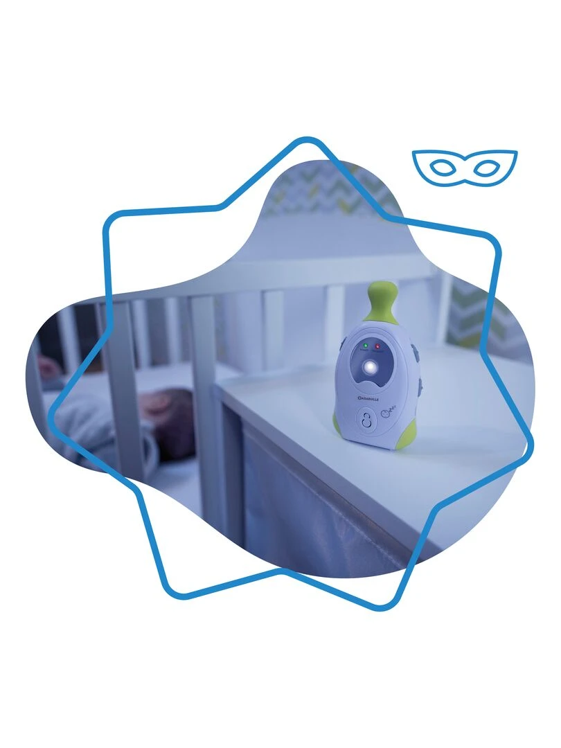 Babyphone Audio 300m 'badabulle' Blanc