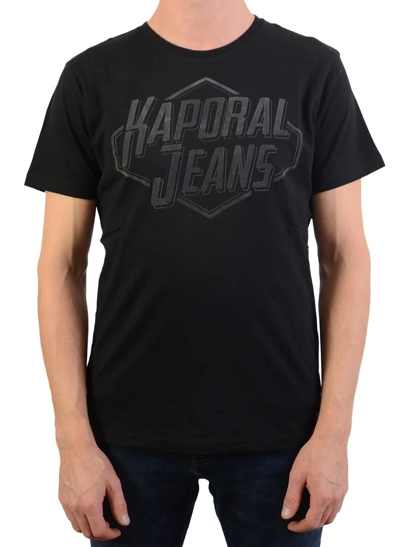 Tee Shirt Manches Courtes Kaporal Enfant Jamy Noir