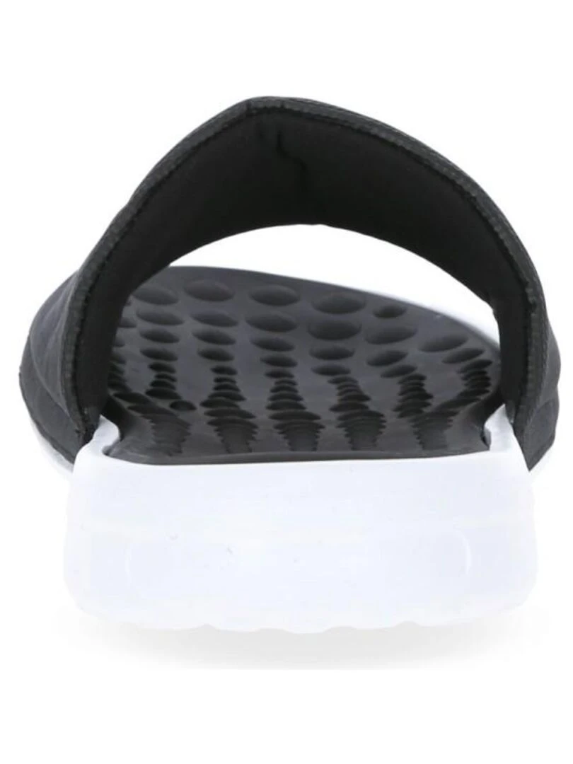 Trespass   Claquettes rembourrées SLIDE   Noir Blanc