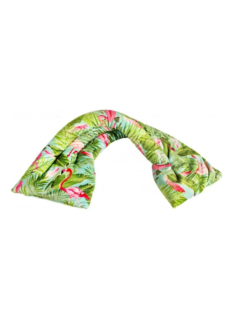 Bouillotte tour de cou Tropical vert Made in France Vert
