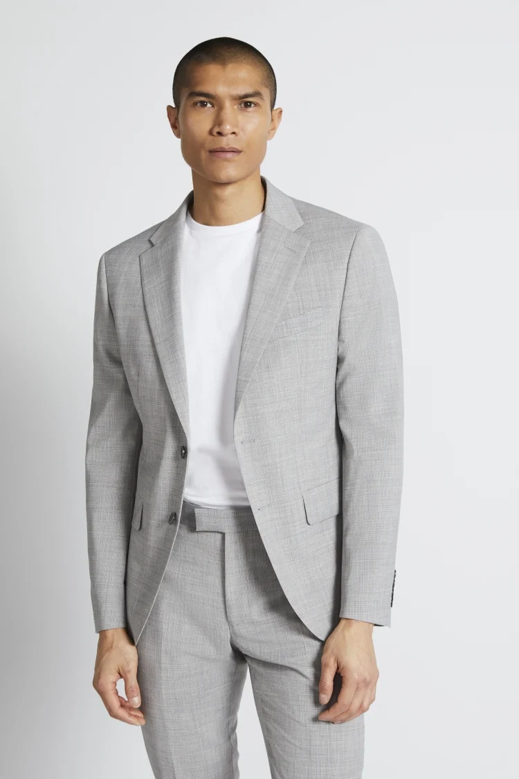 Slim Fit Ink Houndstooth Dress Jacket   Buy Online at Moss