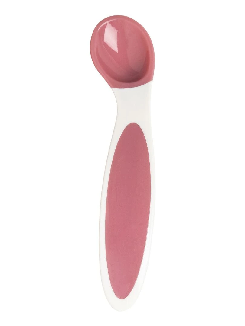 Lot de 2 couverts bébé ergonomiques roses 4 mois   Rose