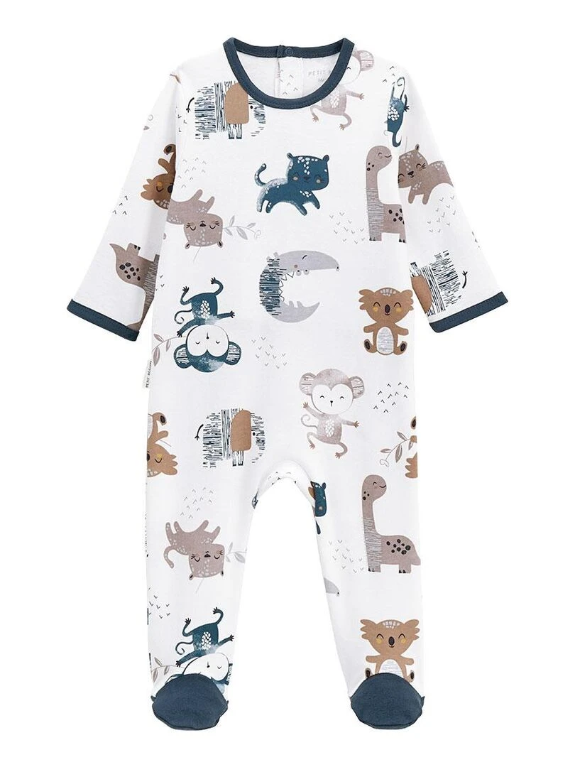 Pyjama bébé Friendly Ecru