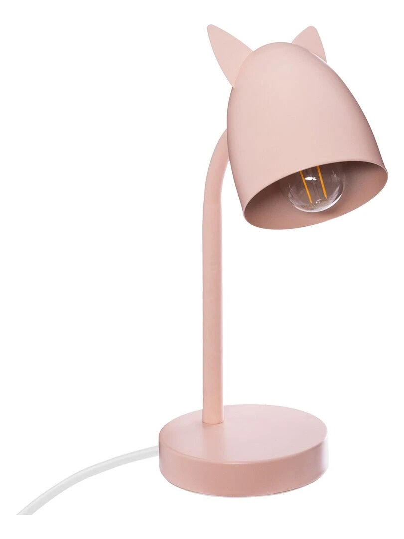 Lampe oreilles métal rose Rose