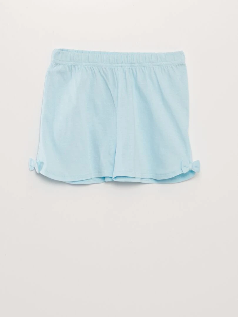 Pyjama short 'Reine des Neiges'   2 pièces   Bleu clair