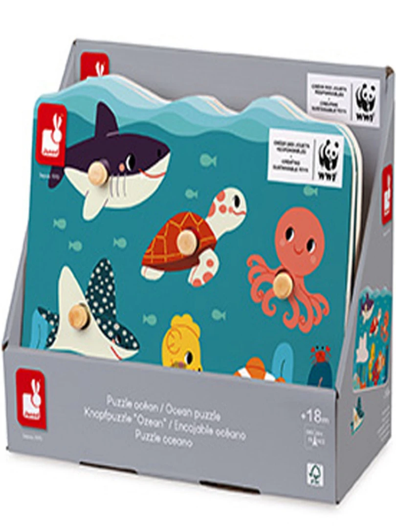 Puzzle À Encastrer Océan Wwf (6 Pièces)   N/A