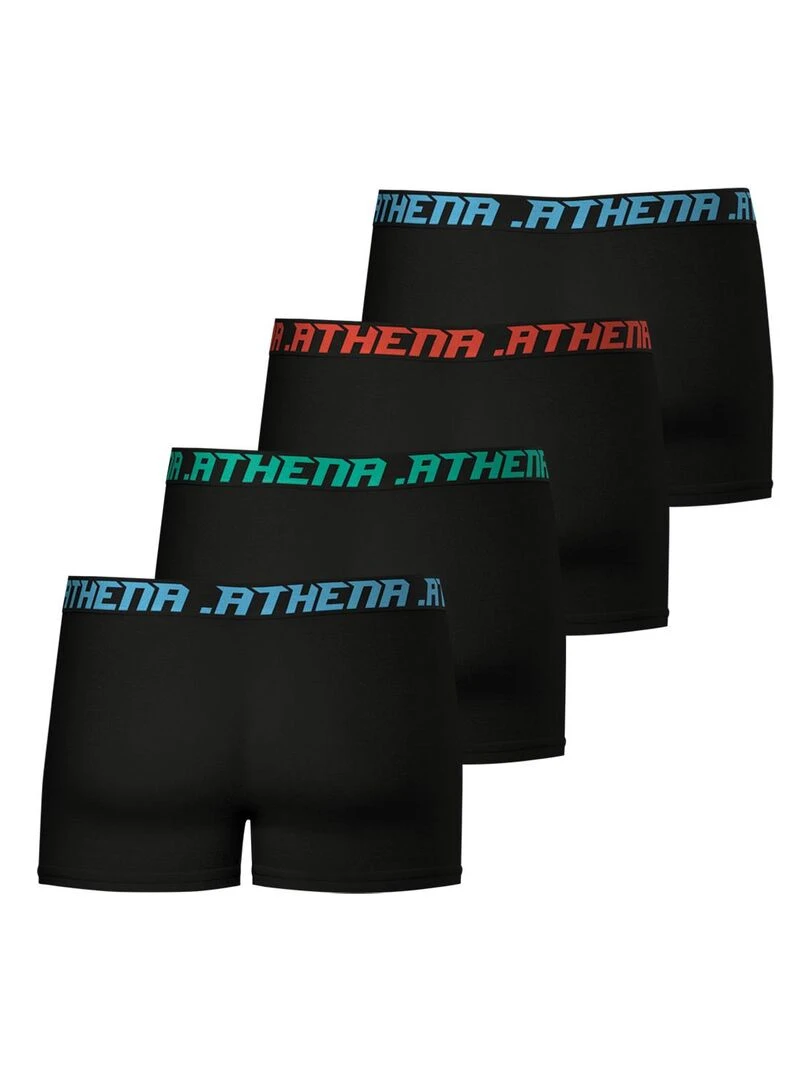 Lot de 4 boxers homme My Petits Prix   Noir