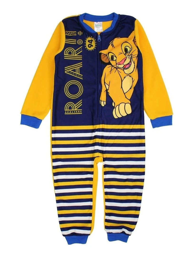Disney Combinaison garçon imprimé Le Roi Lion Jaune