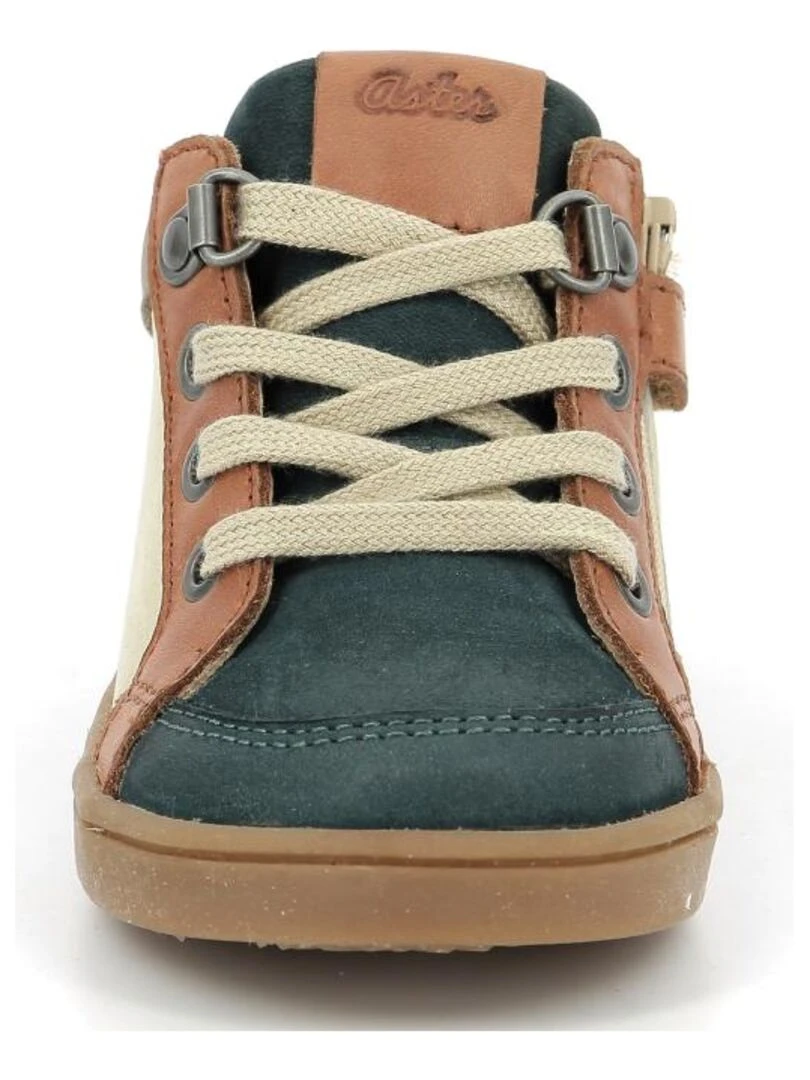 Chaussons Cuir Cretace Star   Bleu marine