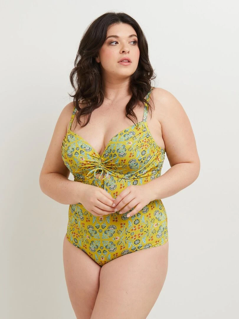 Maillot de bain 1 piece emboitant Malice RougeGorge Lingerie Vert