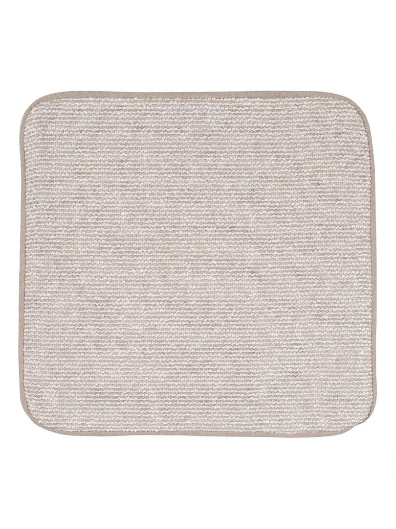 Housse de coussin passepoilée Beige