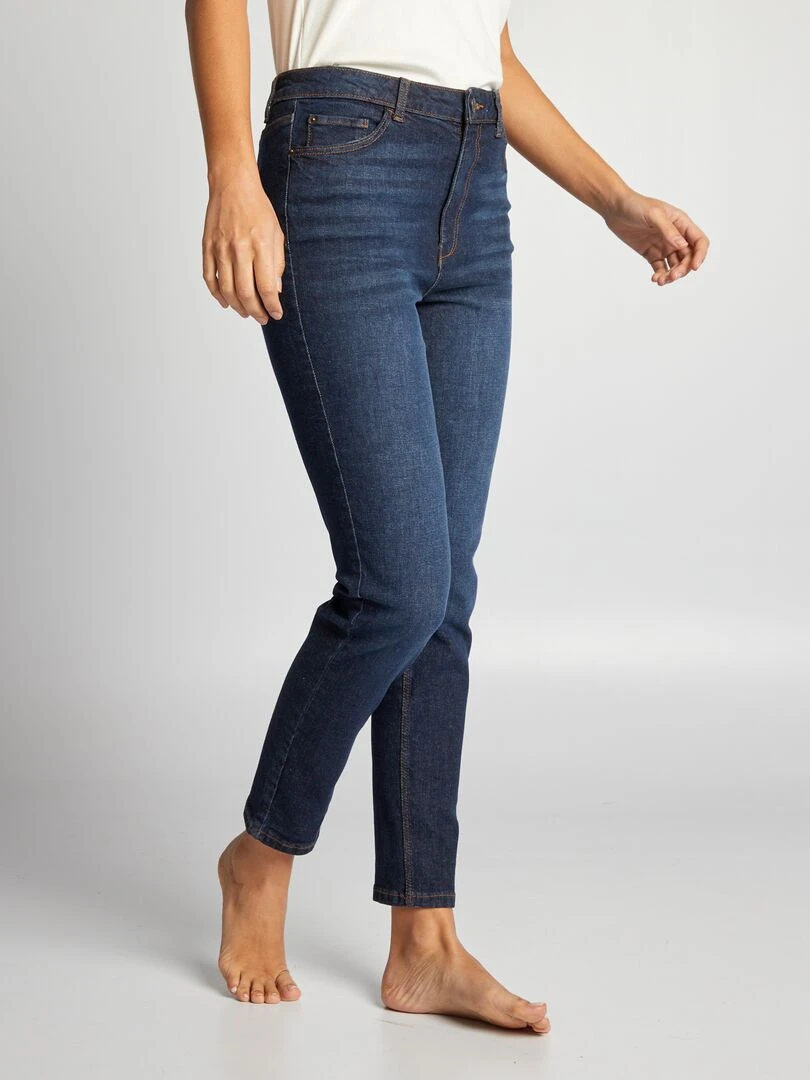 Pantalon slim en denim   L30   Brut