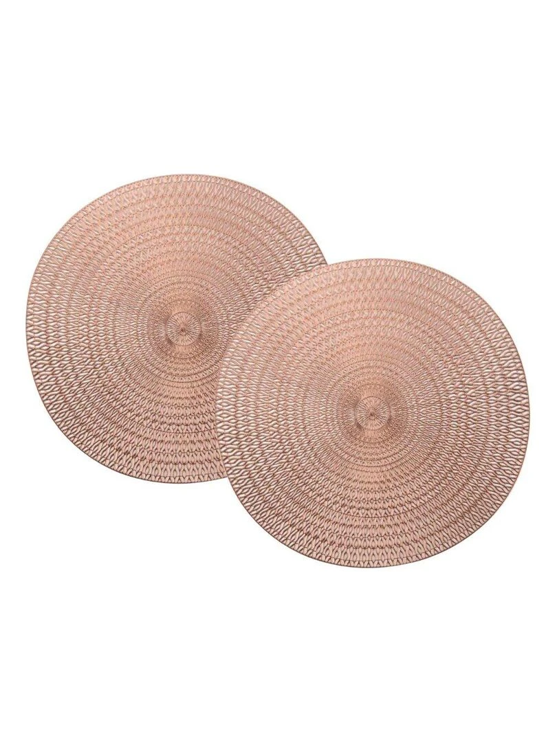 Lot de 2 sets de table Creole Cuivre
