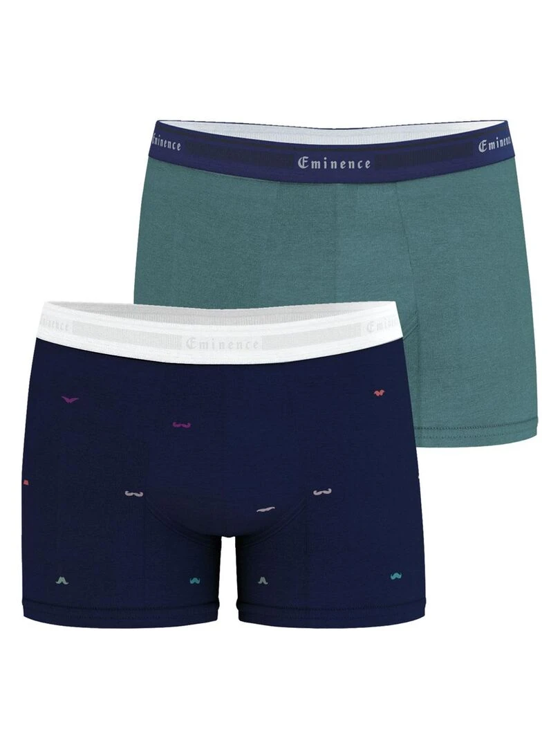 Lot de 2 boxers homme Tailor Vert