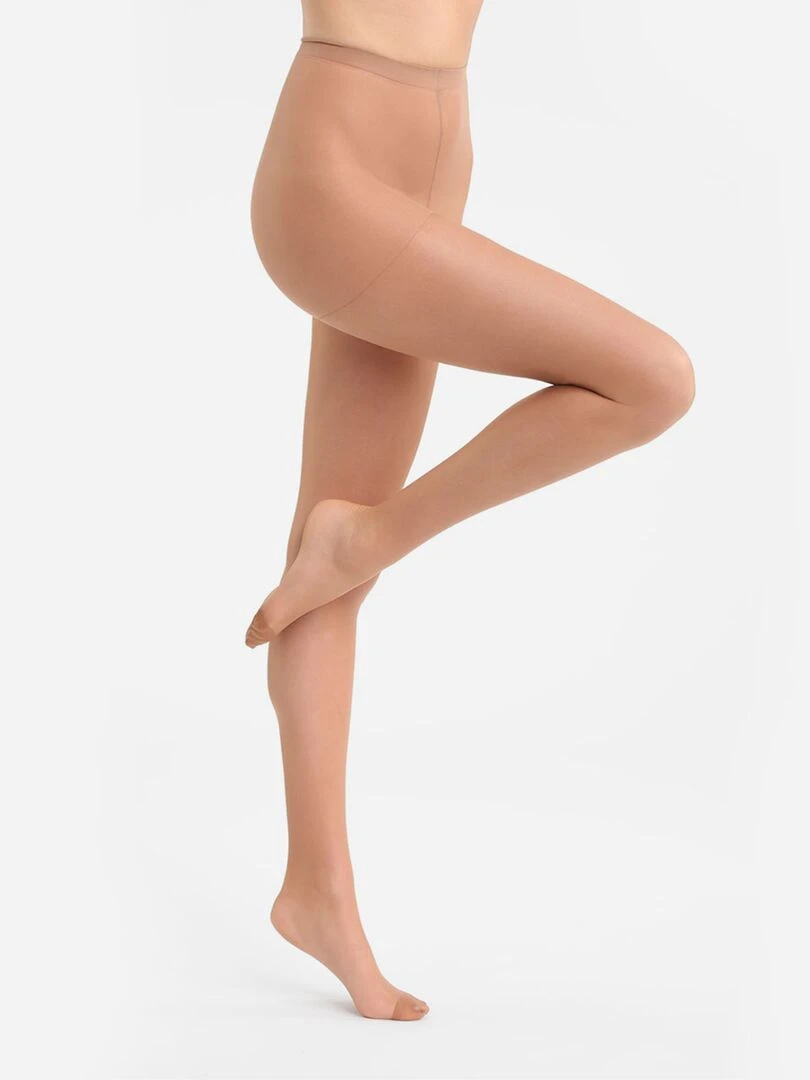 Lot de 2 paires de collants 'Dim' Beige